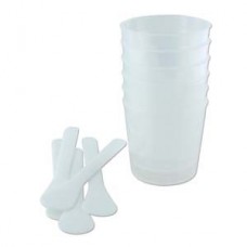 Ice Resin Mixing Cups + Stir Sticks - Pack of 5