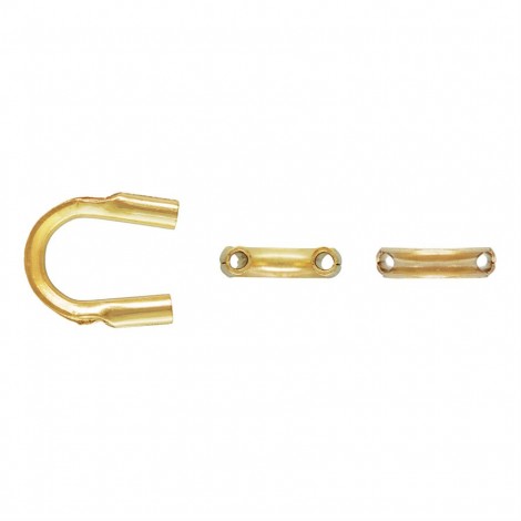 4.6mm .53mm ID 14Kt 1/20 Gold Filled Small Wire Guardians - Pack of 2