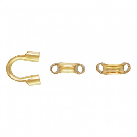 5mm Large 1.14mm ID 14Kt Gold Filled Wire Guardians - Pack of 10