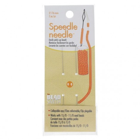 Beadsmith Speedle Needle 76mm - 2 Needles Per Card