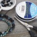 .7mm Beadsmith Opelon Stretch Jewellery Fibre - Black - 25m