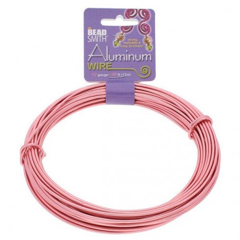 12ga Decorative Aluminium Wire - Rose Gold - 12 Metre Spool 12ga Decorative Aluminium Wire - Rose Gold - 12 Metre Spool