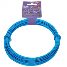 12ga Decorative Aluminium Wire - Turquoise - 12 metre spool