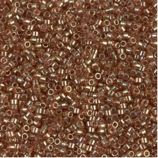 11/0 Delica Seed Beads - Gold Luster Rose - 7.2gm