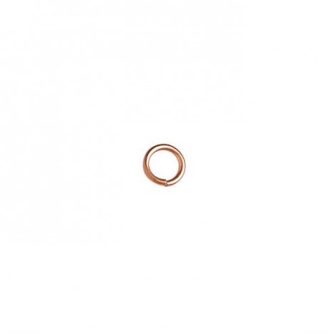 3.6mm (2.4mmID) 22ga Rose Gold Filled Open Jumprings - Pack of 10
