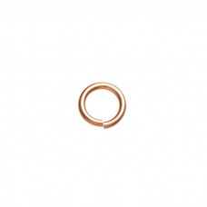 6.5mm (4.5mmID) 18ga Rose Gold Filled Open Jumprings - Pack of 2