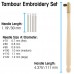 Beadsmith Tambour Deluxe 6 Needle Set - 70-80-90-100-110-120