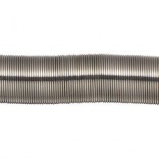 .5" (12.5mm) Toe Memory Wire - Silver Steel - 1oz (app 530 loops)