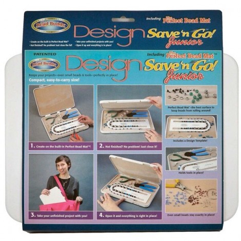 Bead Buddy Save N Go Junior Tray - 9x12x1in