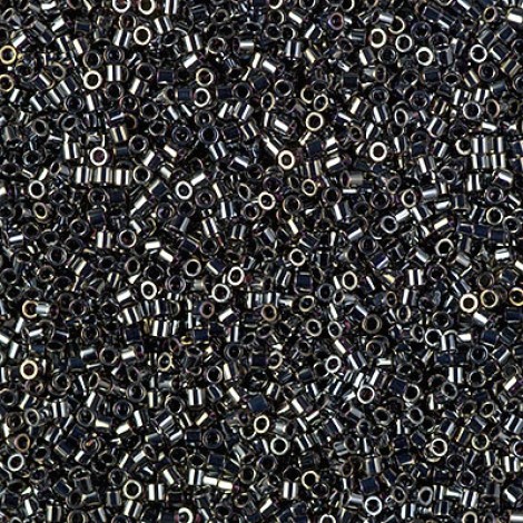15/0 Delica Seed Beads - Metallic Steel Iris - 5gm 15/0 Delica Seed Beads - Metallic Steel Iris - 5gm