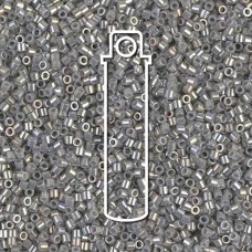 15/0 Delica Seed Beads - Galvanised Grey Luster - 7gm