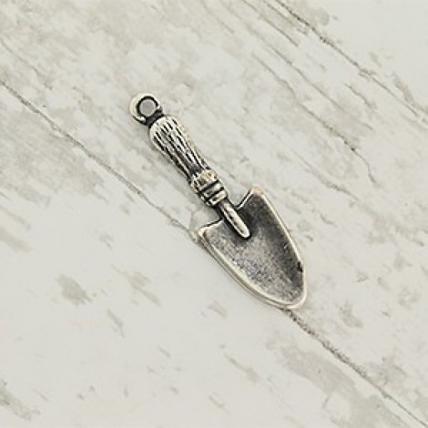 21mm Sterling Silver Plated Garden Trowel Charms