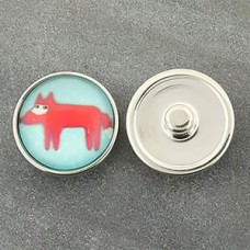 20mm Noosa Style Red Dog Snap Chunks - Each