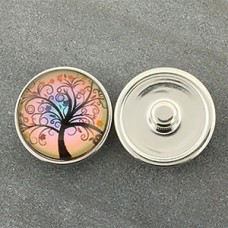 20mm Noosa Style Sunset Tree Snap Chunks - Pack of 2