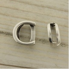 13x13mm Letter Slider for 10mm Flat Cord - C - Each