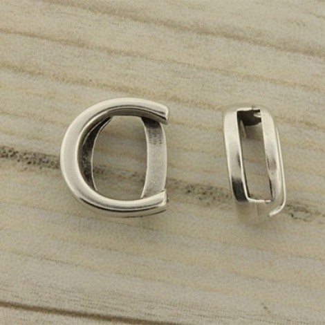 13x13mm Letter Slider for 10mm Flat Cord - C - Each