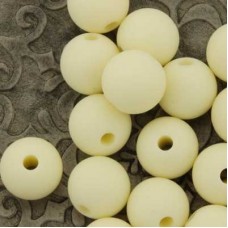 10mm Baby-Safe Silicone Round Beads - Beige