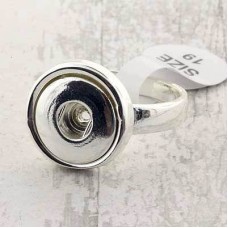 No 9 (Large) Silver Pl Ring to fit 12mm Noosa Chunk Snaps - each
