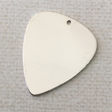 1.25x1" (32x25mm) 18ga ImpressArt Soft Strike Alkeme Large Guitar Picks w-Hole Premium Blank - Pack of 2