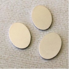 3/4x1/2" (19x12.5mm) 16ga ImpressArt Aluminium Oval Premium Stamping Blank - Pack of 12