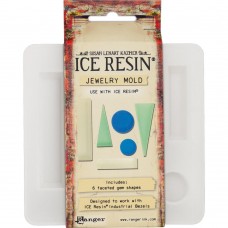 Ice Resin Mould - Industrial Inserts - 6 Faceted Gem Shapes