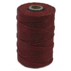 3 Ply Waxed Irish Linen Cord - Country Red - 120yd