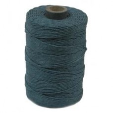 3ply Irish Waxed Linen Cord - Teal - 120yd (109m)