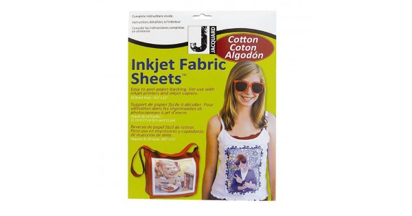 Inkjet Printable Fabric Sheets - Silk - Use with inkjet Printers and  Copiers!