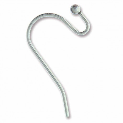 20mm Beadsmith 304 Surgical Steel Ball Tip Earwires - Pack of 12 Pair 20mm Beadsmith 304 Surgical Steel Ball Tip Earwires - Pack of 12 Pair