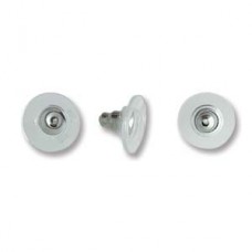 10.3x6mm 304 Surgical Stainless Steel + Acrylic Comfort Earnuts