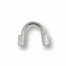 5.5x6.3mm (0.8mm ID) Beadsmith 304 Stainless Steel Large Wire Guardians - Pack of 36