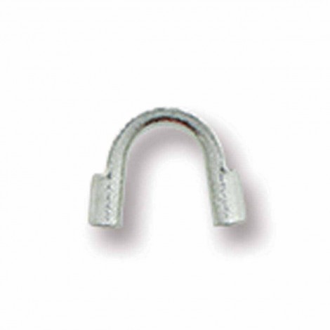 5.5x6.3mm (0.8mm ID) Beadsmith 304 Stainless Steel Large Wire Guardians - Pack of 36 5.5x6.3mm (0.8mm ID) Beadsmith 304 Stainless Steel Large Wire Guardians - Pack of 36