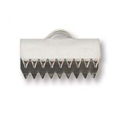 13mm Ribbon End Crimps - 304 Stainless Steel