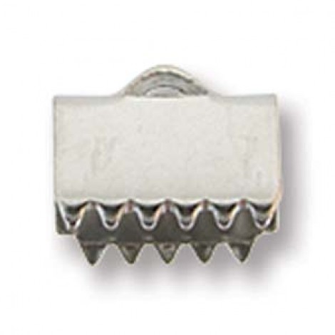 9mm Ribbon End Crimps - 304 Stainless Steel - Pack of 4 pair 9mm Ribbon End Crimps - 304 Stainless Steel - Pack of 4 pair