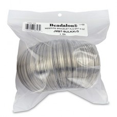 Beadalon Remembrance Stainless Steel Extra-Lge Bracelet Steel Memory Wire - Bulk Pack