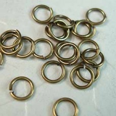 4.5mm 20ga Antique Brass Plated Round Jumprings