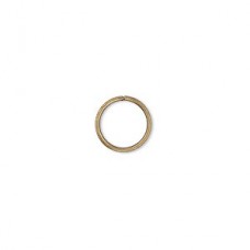 10mm OD 18ga Antique Gold Plated Jumprings
