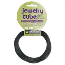 2mm Black Jewelry Tube with Connectors - 5yd