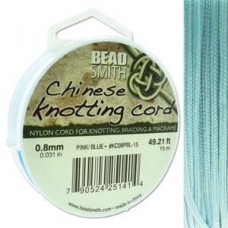 Beadsmith Chinese Knotting Cord - Powder Blue - 15m