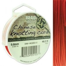 Beadsmith Chinese Knotting Cord - Siam - 15m