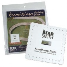 Beadsmith 6in Square Kumihimo Disk with Instructions