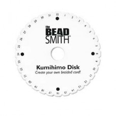 Beadsmith 6in Round Kumihimo Disk - No Instructions - Box of 10