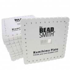 Beadsmith 6in (15cm) Square Kumihimo Disk - No Instructions - Box of 10