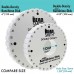 Small 4.25in (10.6cm) Thick Kumihimo Round Disk - no instructions - Each