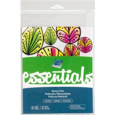 Grafix Shrink Plastic - Sanded - Pack of 4 - 14x21.6cm Small Sheets