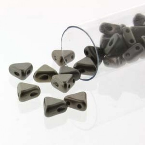 6mm Kheops par Puca Beads - Crystal Grey Rainbow - 9gm