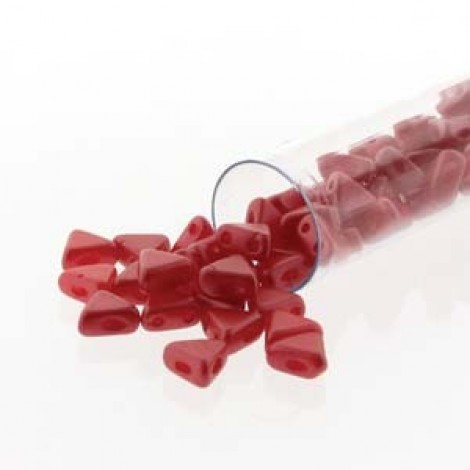 6mm Kheops par Puca Beads - Pastel Dk Rose - 9gm