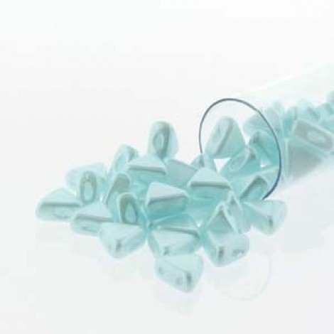 6mm Kheops par Puca Beads - Pastel Lt Azore - 9gm