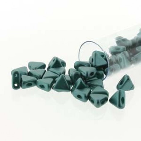 6mm Kheops par Puca Beads - Pastel Green - 9gm