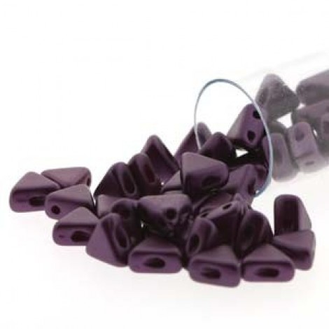 6mm Kheops par Puca Beads - Pastel Bordeaux - 9gm